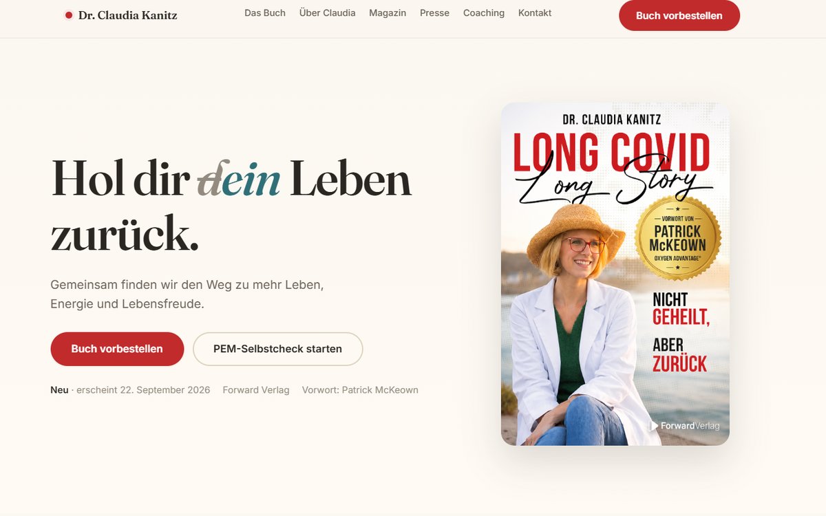 Dr. Claudia Kanitz – Long Covid, Long Story
