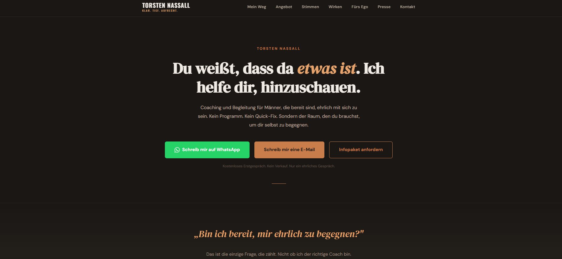 Torsten Nassall – Coaching & Mentoring für Männer